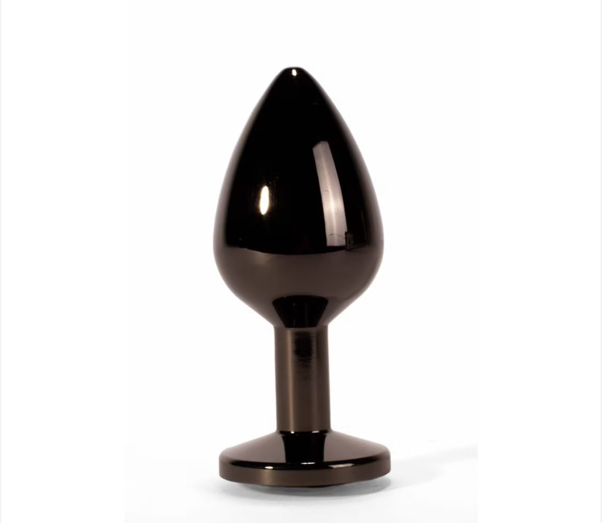 Guilty Toys Dark Anal Plug S Fekete Fekete Kő