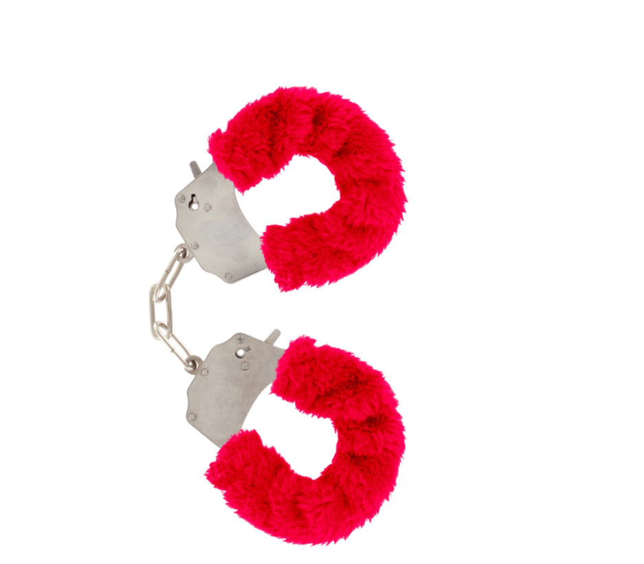 Furry Cuffs Piros