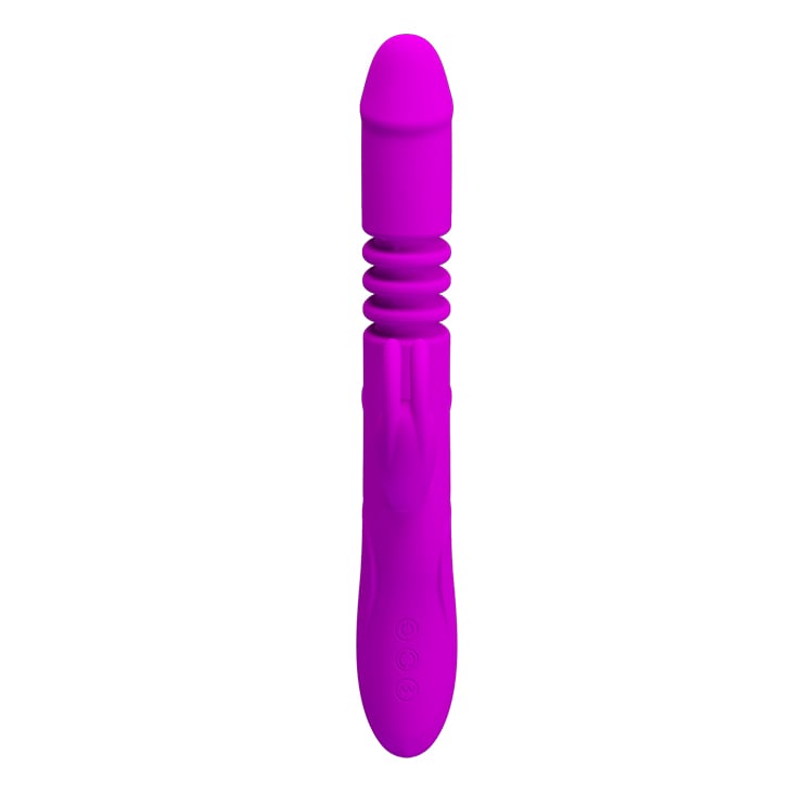 PRETTY LOVE – WARD Vibrátor (USB, 12 rezgésmód, 4 forgási sebesség)