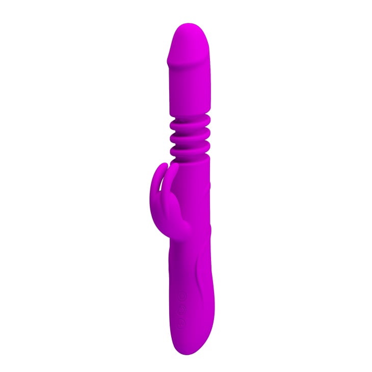 PRETTY LOVE – WARD Vibrátor (USB, 12 rezgésmód, 4 forgási sebesség)