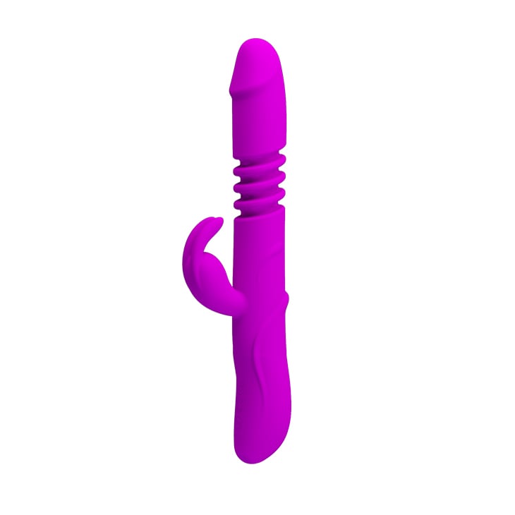 PRETTY LOVE – WARD Vibrátor (USB, 12 rezgésmód, 4 forgási sebesség)
