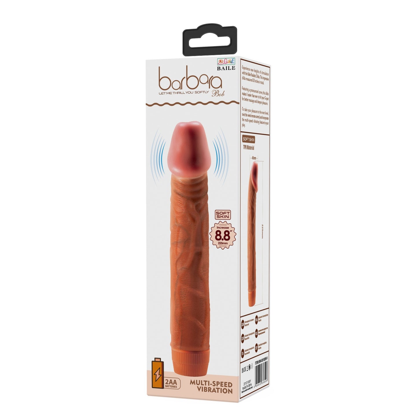BAILE – Barbara Bob 8,8’’ Realisztikus Vibrátor