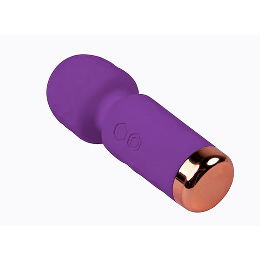 Eros Mini Wand – lila, 10 vibrációs mód, szilikon