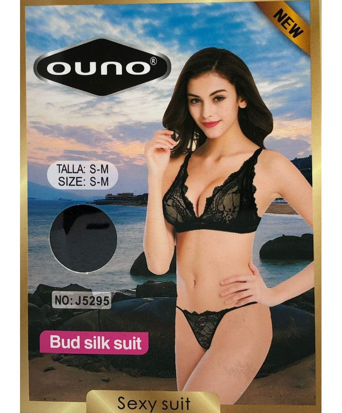Szexi Fehérnemű Szett 2 Részes - L/XL - Fekete
