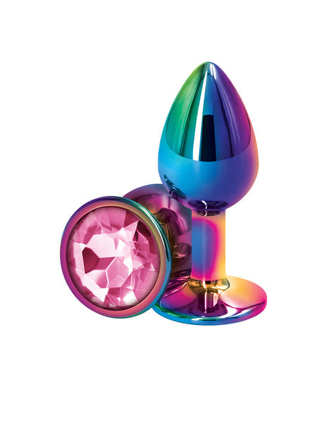 Guilty Toys Anal Plug( L )     Olajfoltos Pink Kővel