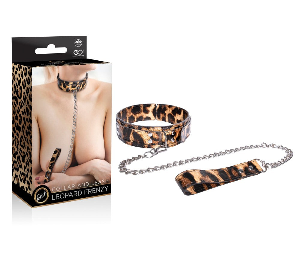 Fetish Leopard frenzy collar
