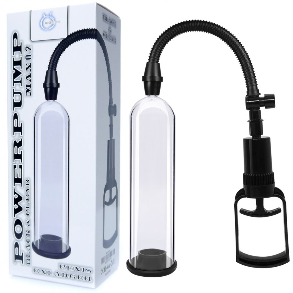 Boss series Powerpump áttetsző péniszpumpa