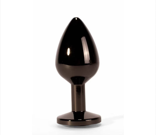Guilty Toys Dark Anal Plug S Fekete Fekete Kő