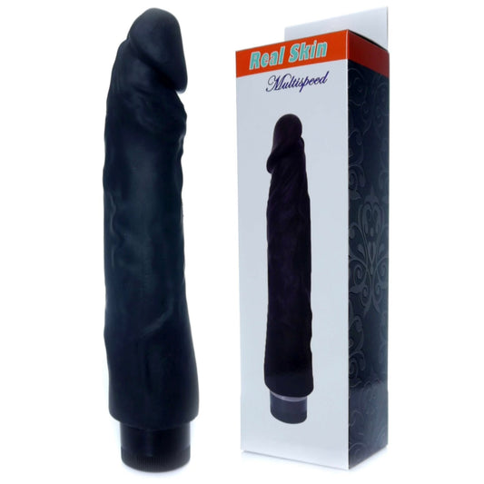 Real Skin Vibrátor Fekete