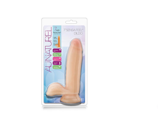 AU NATUREL 7INCH SENSA FEEL DILDO BEIG