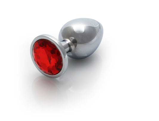 Round Gem Butt Plug - Medium
