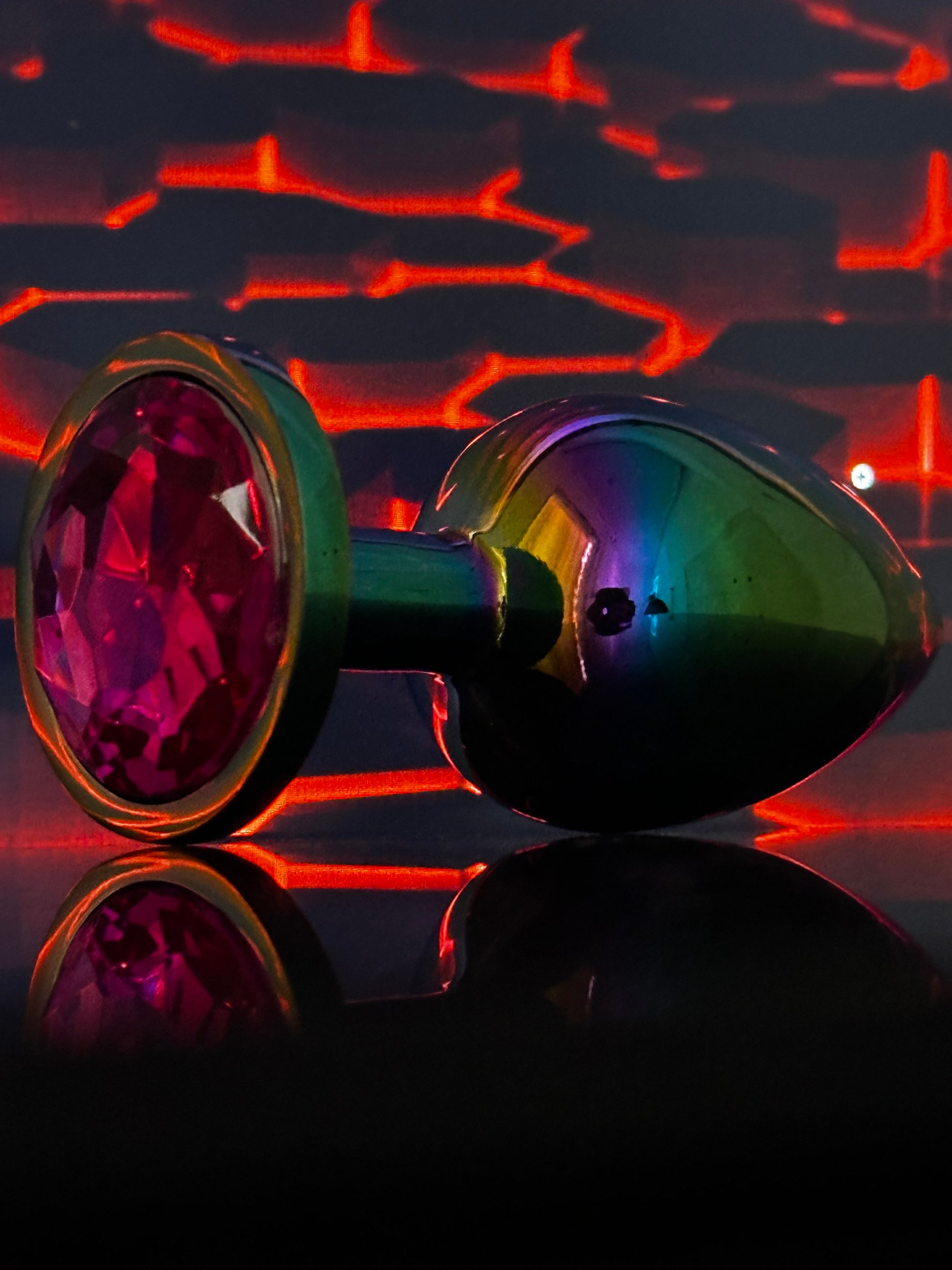 Guilty Toys Anal Plug L Olajfolt Pink Kő
