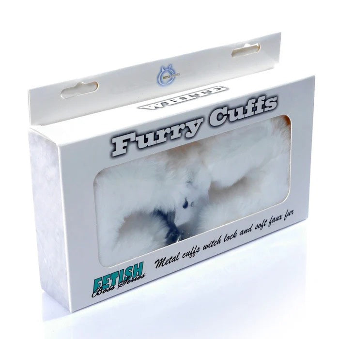 Furry Cuffs Fehér