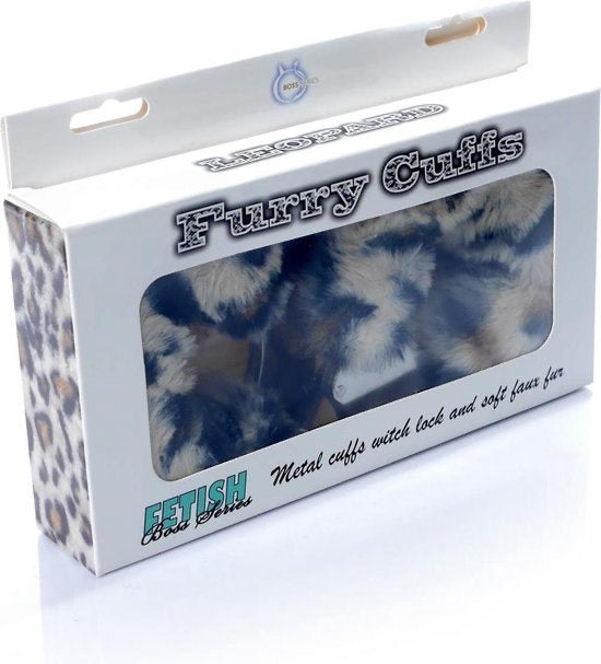 Furry Cuffs Leopard