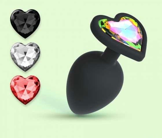 Crushious Cuore Anal Plug M 4 féle kővel