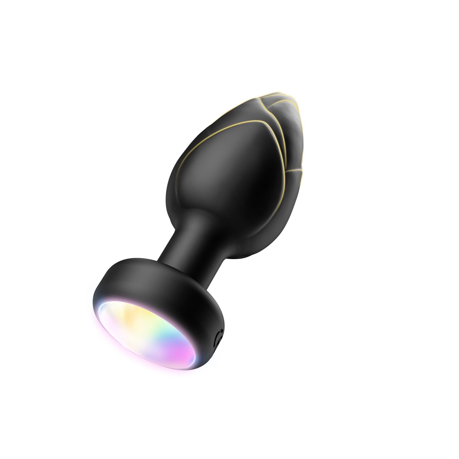 Passion Labs Led Light Vibrating Plug Fekete Távirányítós