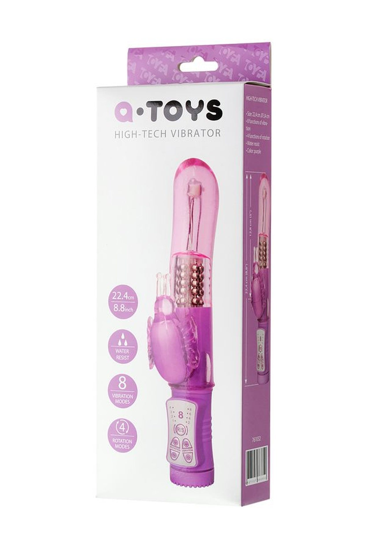 A-TOYS – Vibrátor, 13 cm, 8 mód