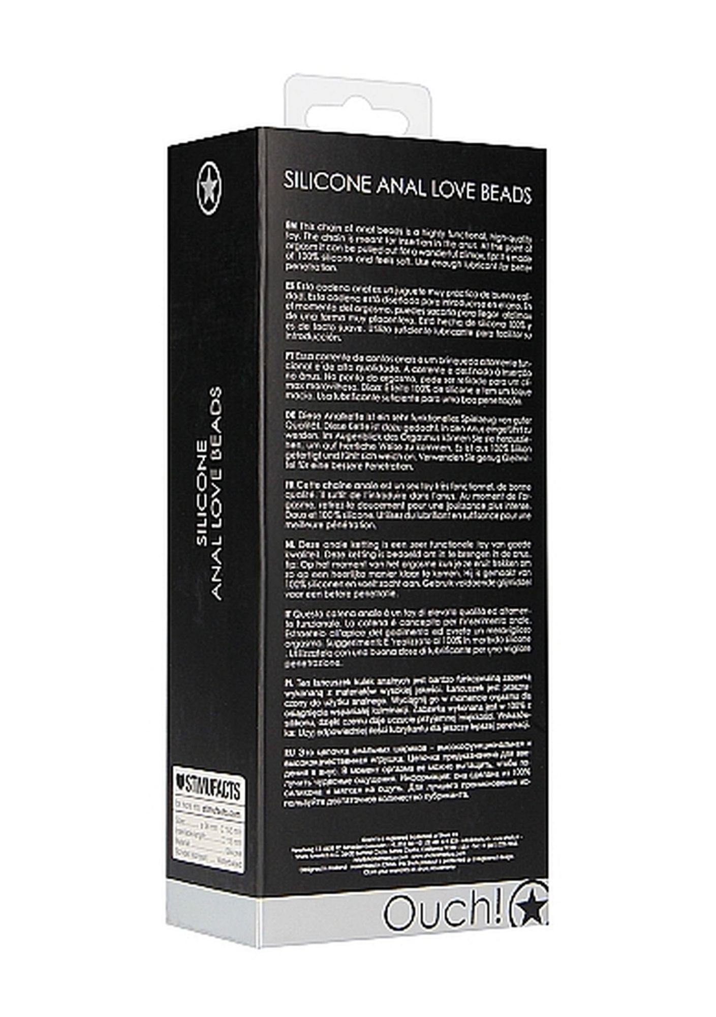 Anal Love Beads – Fekete