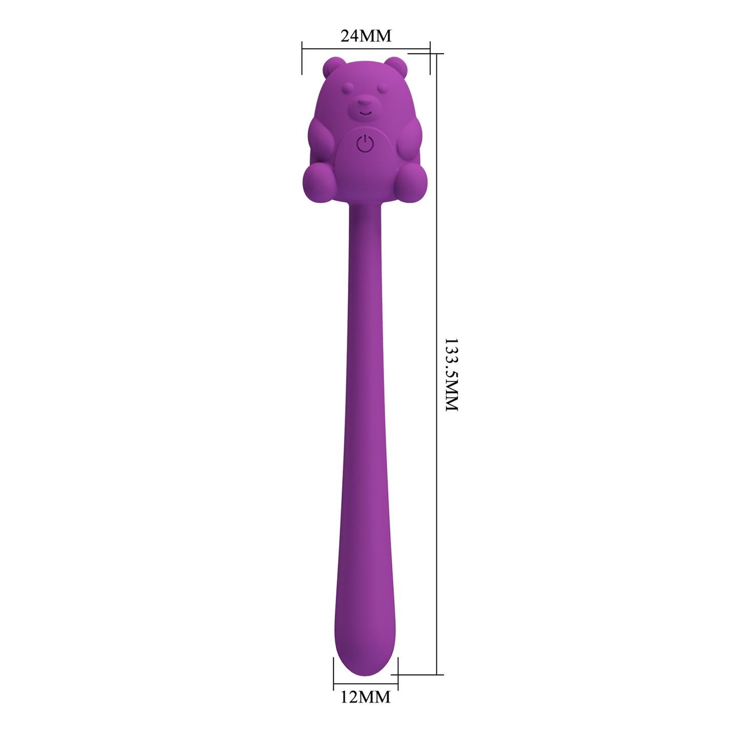 CUTE BEAR – Flirting Stick, 7 vibrációs funkció, mágneses USB töltés