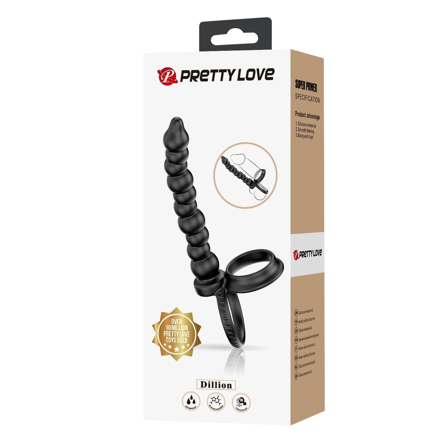 Pretty Love Dillion – Péniszgyűrű és Anális Stimulátor