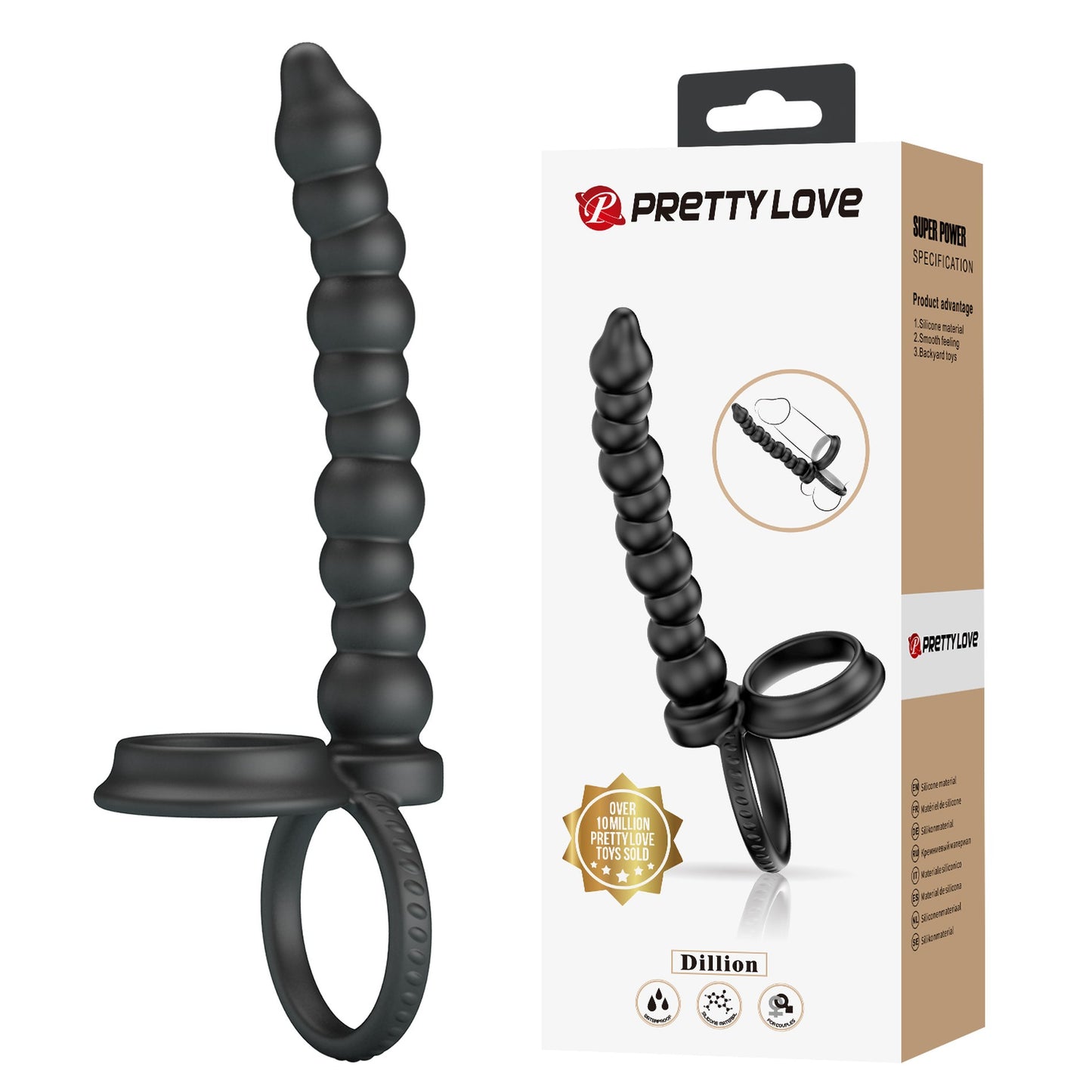 Pretty Love Dillion – Péniszgyűrű és Anális Stimulátor