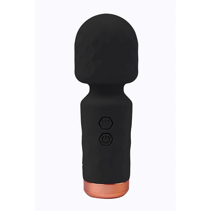 Eros Mini Wand – fekete, 10 vibrációs mód, szilikon