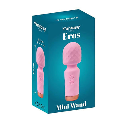 Eros Mini Wand – rózsaszín, 10 vibrációs mód, szilikon