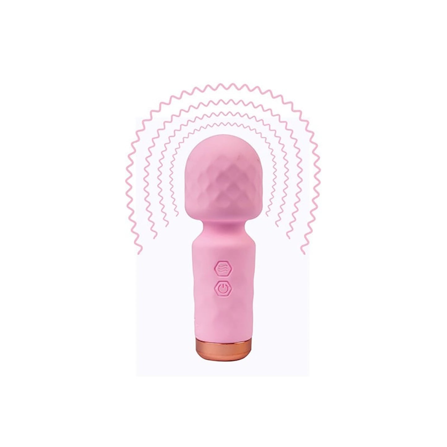 Eros Mini Wand – rózsaszín, 10 vibrációs mód, szilikon